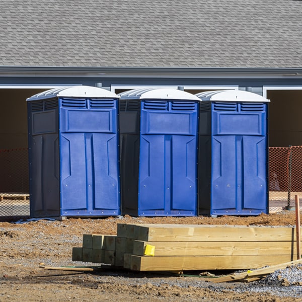 can i customize the exterior of the porta potties with my event logo or branding in Silver Point